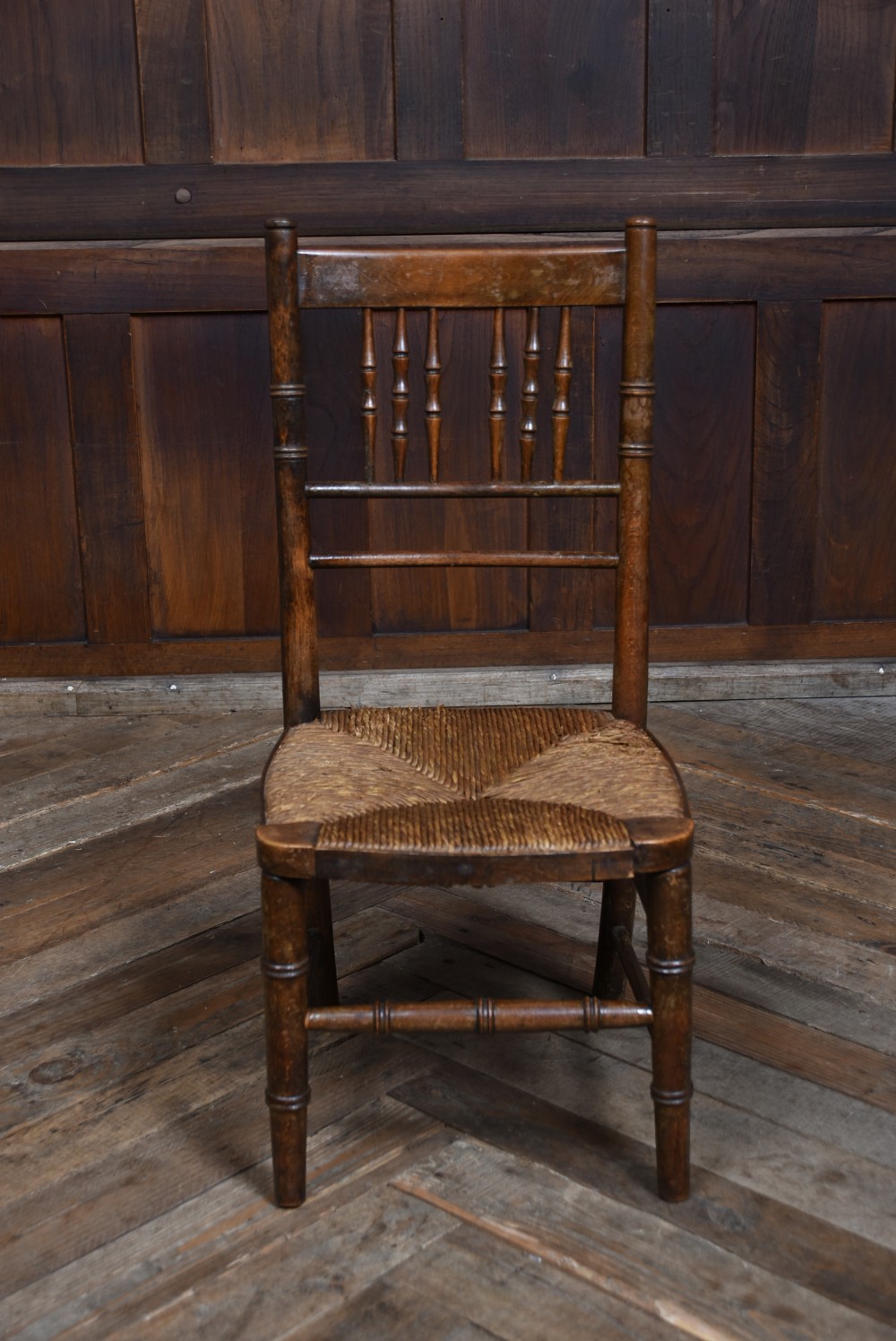 19th Century Beech Childs Chair View V
