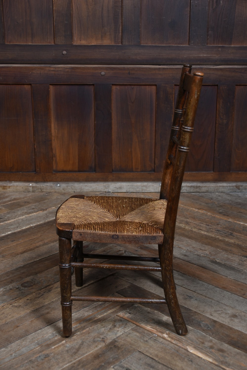 19th Century Beech Childs Chair View VIII