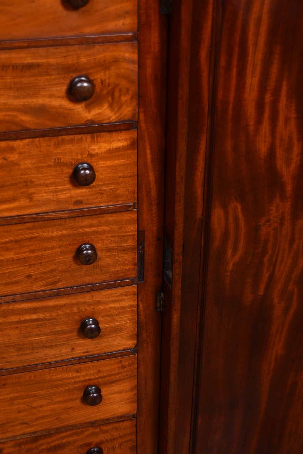 Victorian Mahogany Wellington Chest With Side Cupboards View XI
