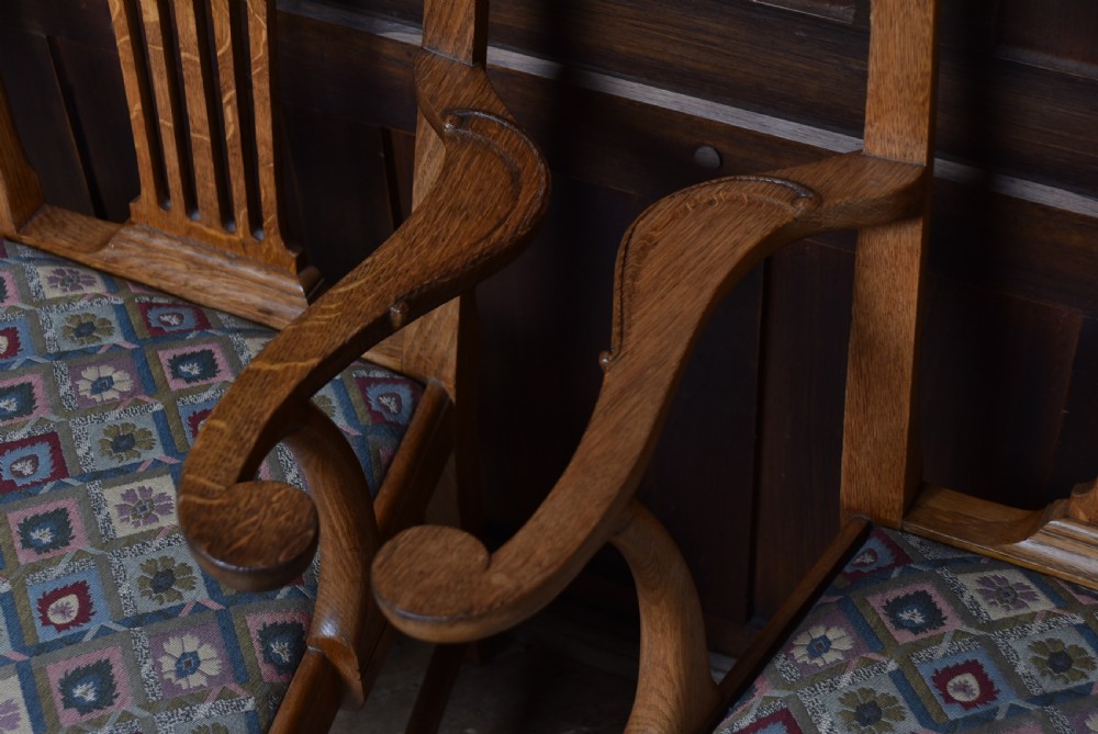 Pair of Wheeler of Arncroach Arm Chairs  View VII