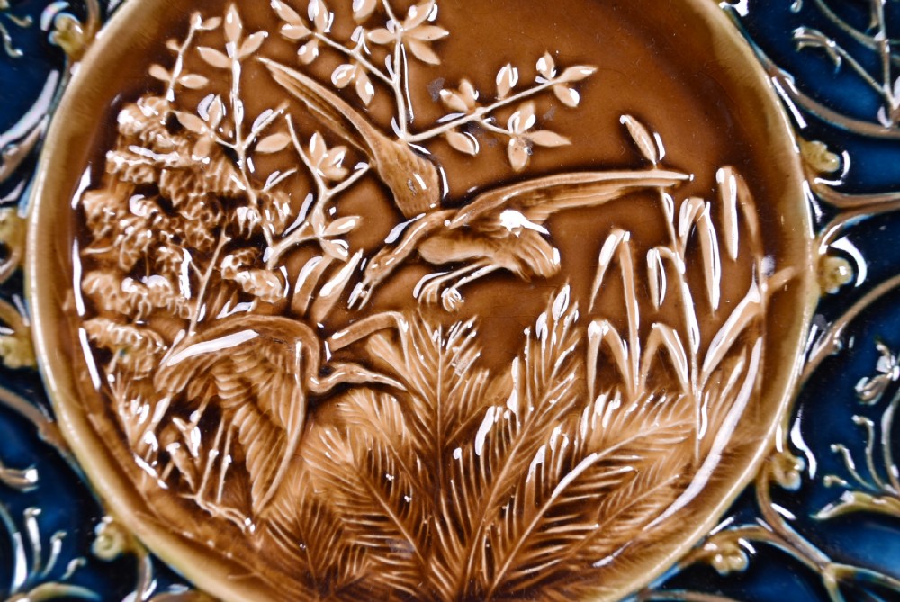 Majolica Plate By Schutz Blansko View IV