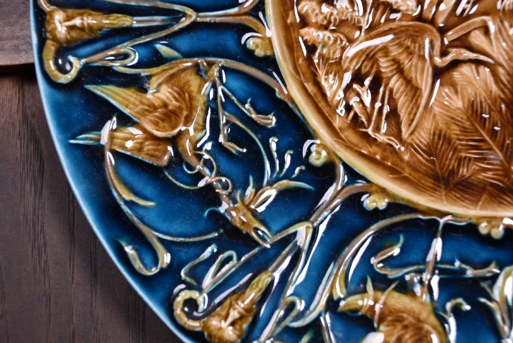 Majolica Plate By Schutz Blansko View V