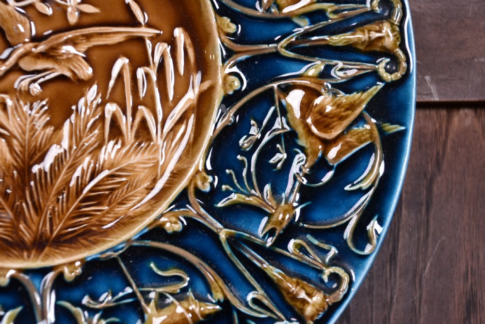 Majolica Plate By Schutz Blansko View VII