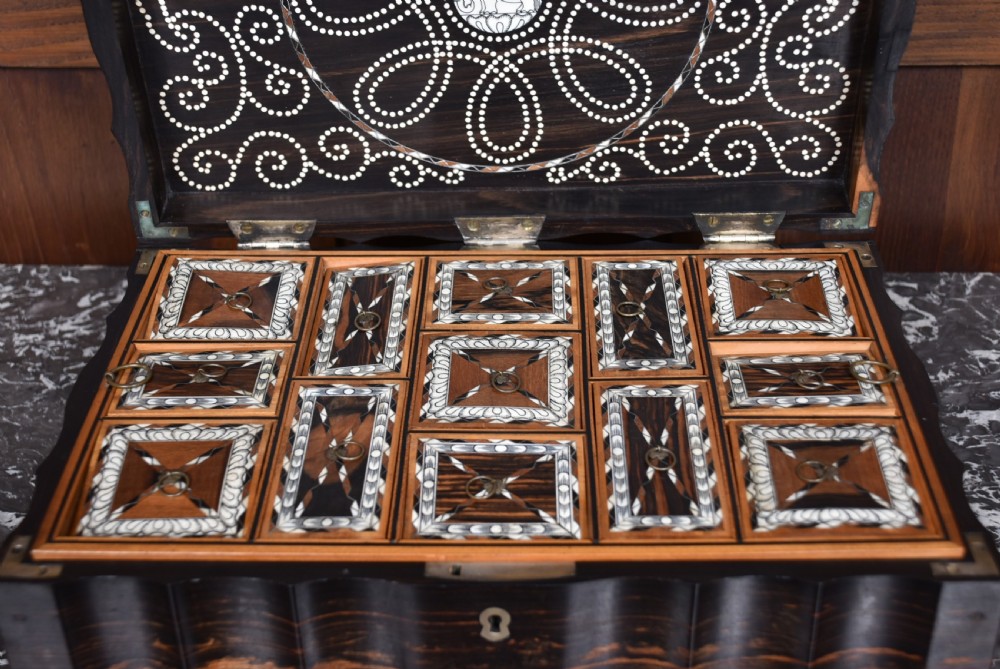 Anglo Ceylonese trinket/ sewing box  View XII