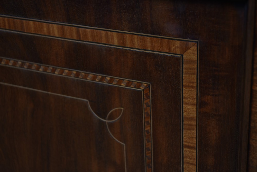 Edwardian Mahogany Breakfront Bookcase View XI