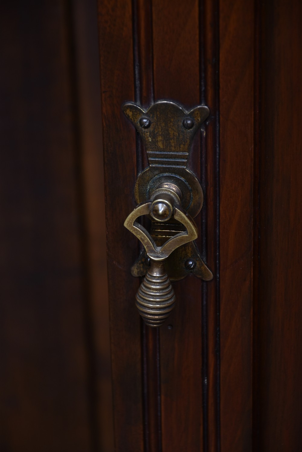  Edwardian Walnut Bedside Cabinet / Pot Cupboard View V