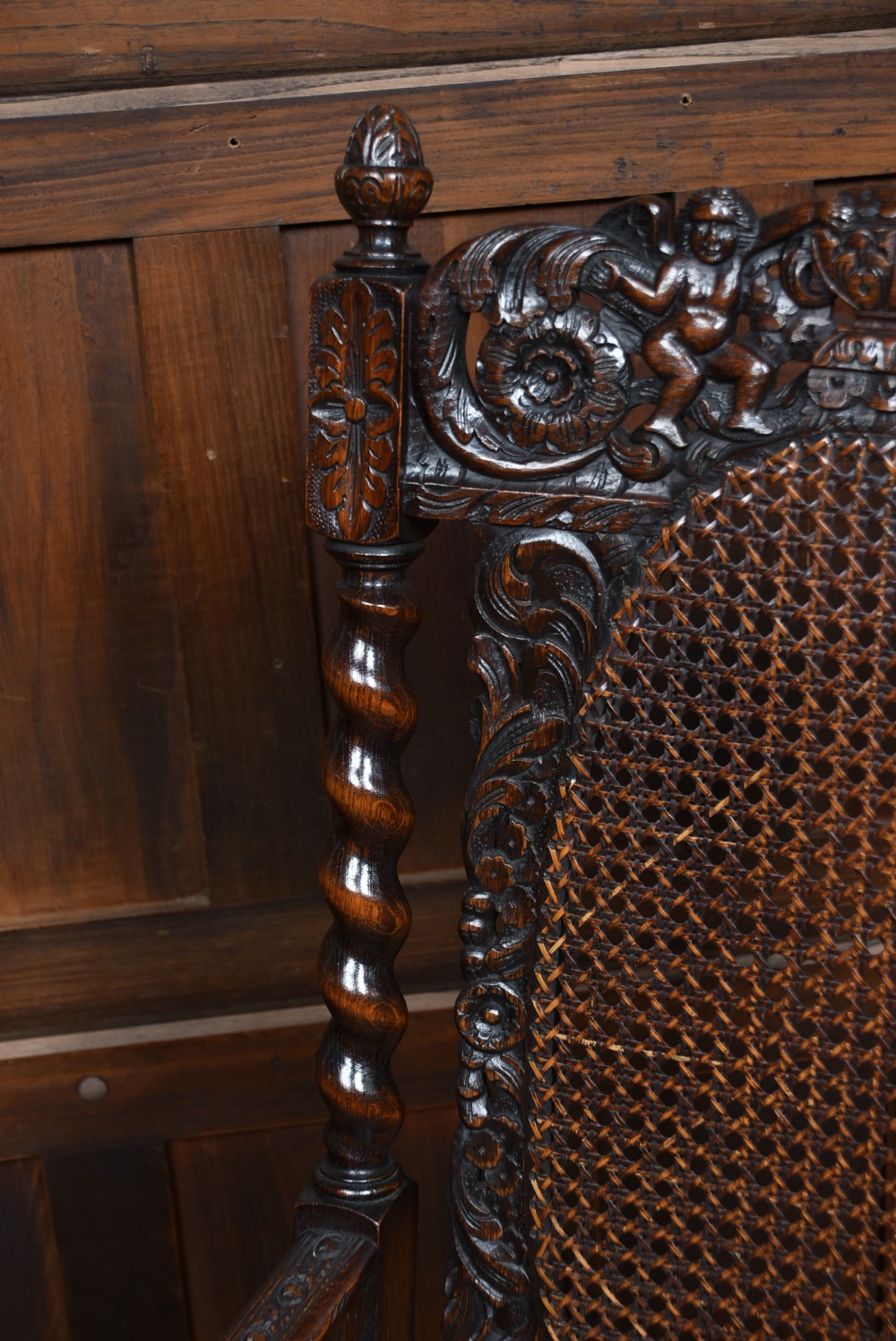 Pair of Victorian Bergere Chairs View VIII