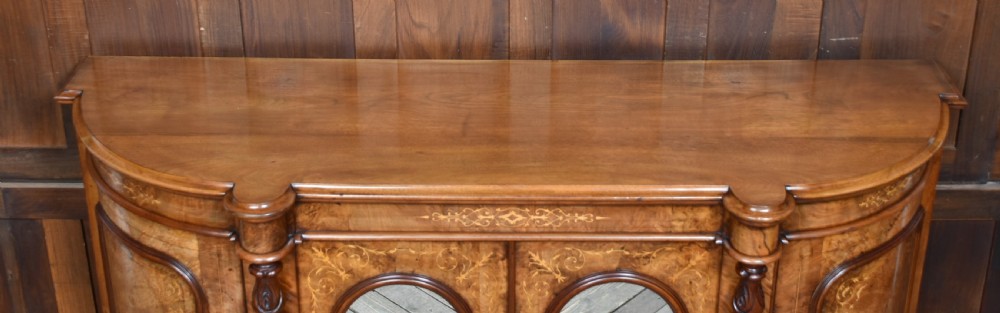 Victorian Walnut Credenza  View III