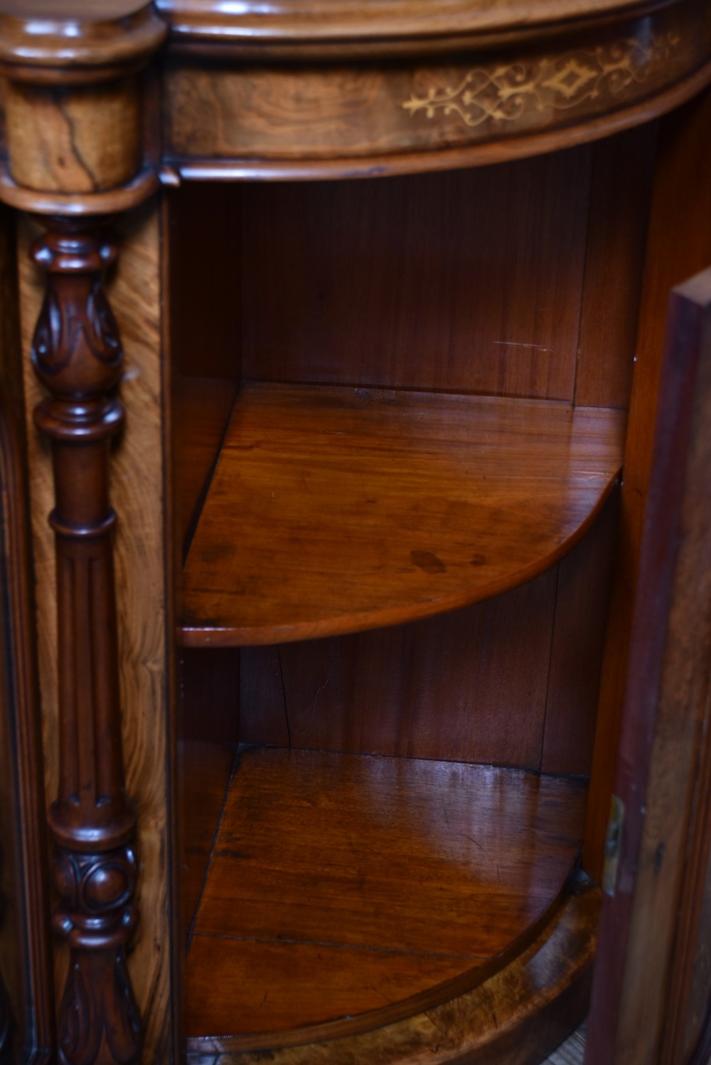 Victorian Walnut Credenza  View X
