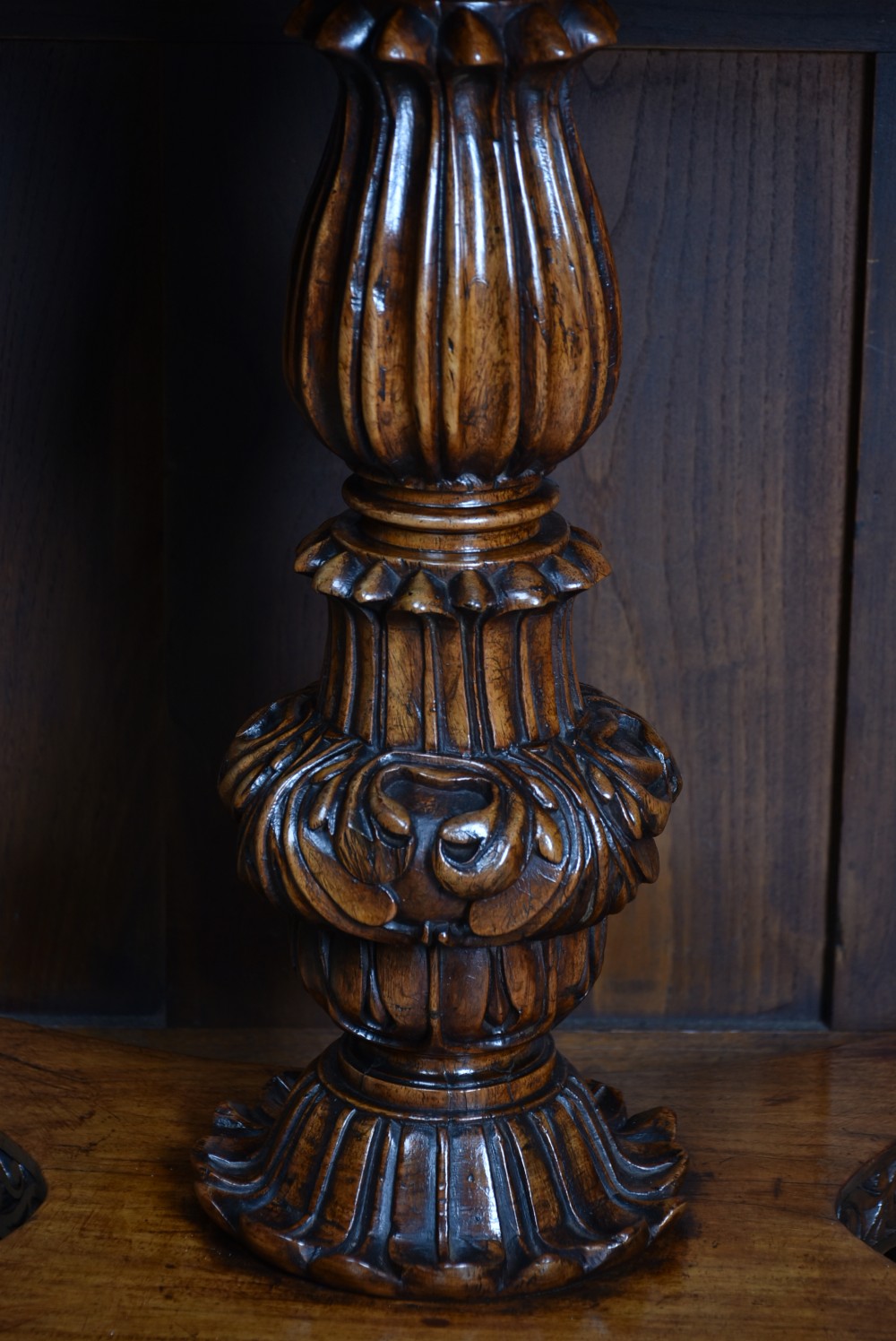 19th Century Padouk Fold Over Games Table View IX