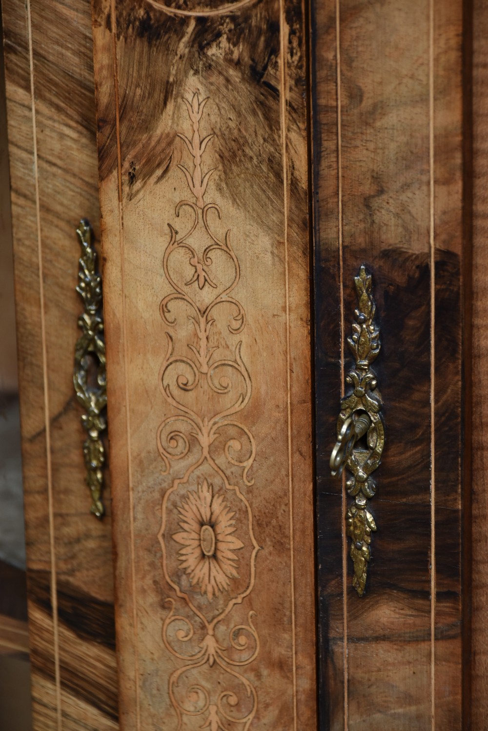 Victorian Walnut Credenza / Sideboard View VIII