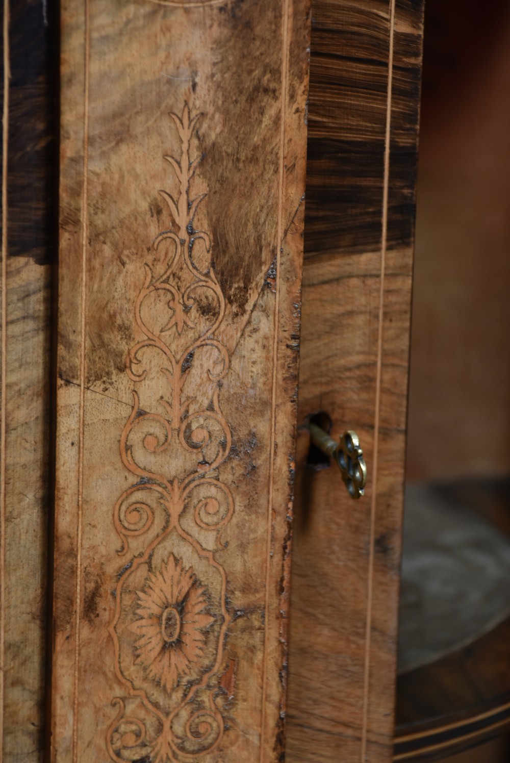 Victorian Walnut Credenza / Sideboard View IX