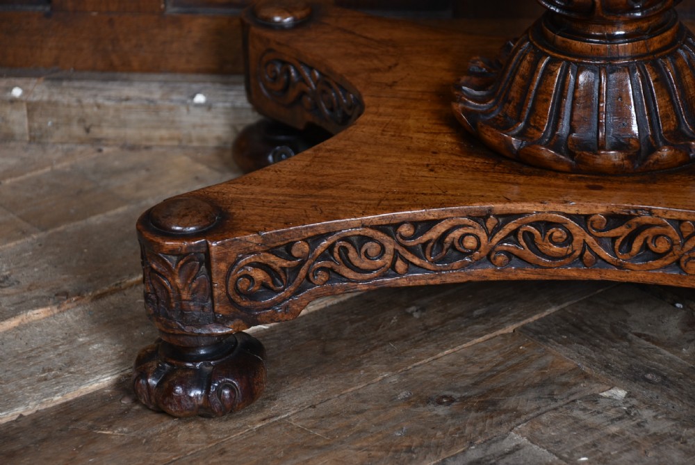 19th Century Padouk Fold-over Games Table View X