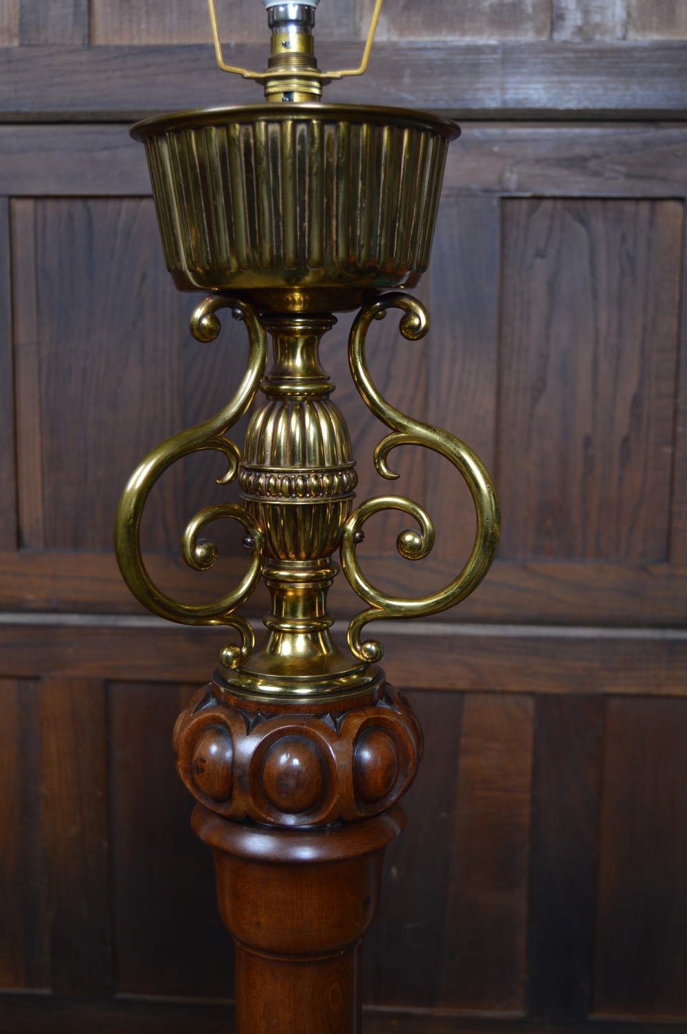 Pair of Victorian Mahogany Standard Lamps View VII
