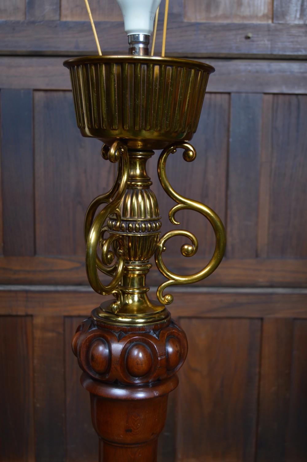 Pair of Victorian Mahogany Standard Lamps View VIII