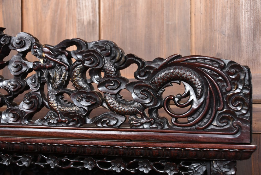 Chinese Hongmu Display Cabinet View VI