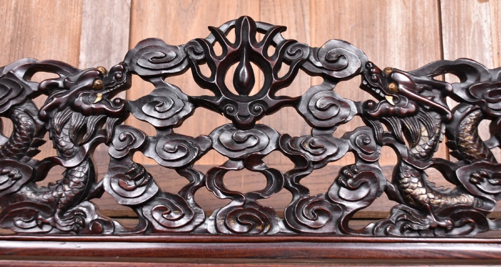 Chinese Hongmu Display Cabinet View IX