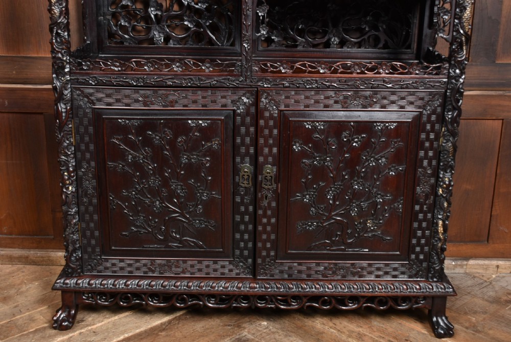 Chinese Hongmu Display Cabinet View XI