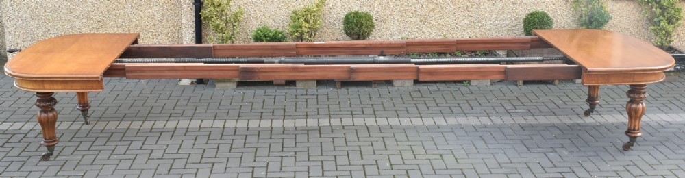 Victorian Wind-out Oak Table View V