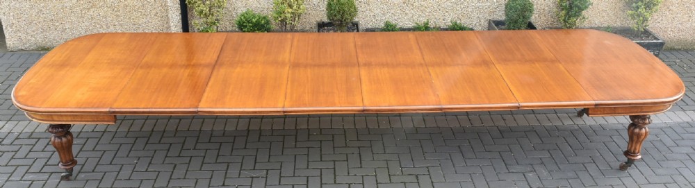 Victorian Wind-out Oak Table View XI