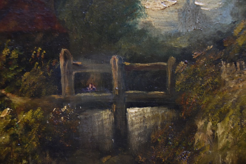 Edmund Thornton Crawford Oil on Board  View IX
