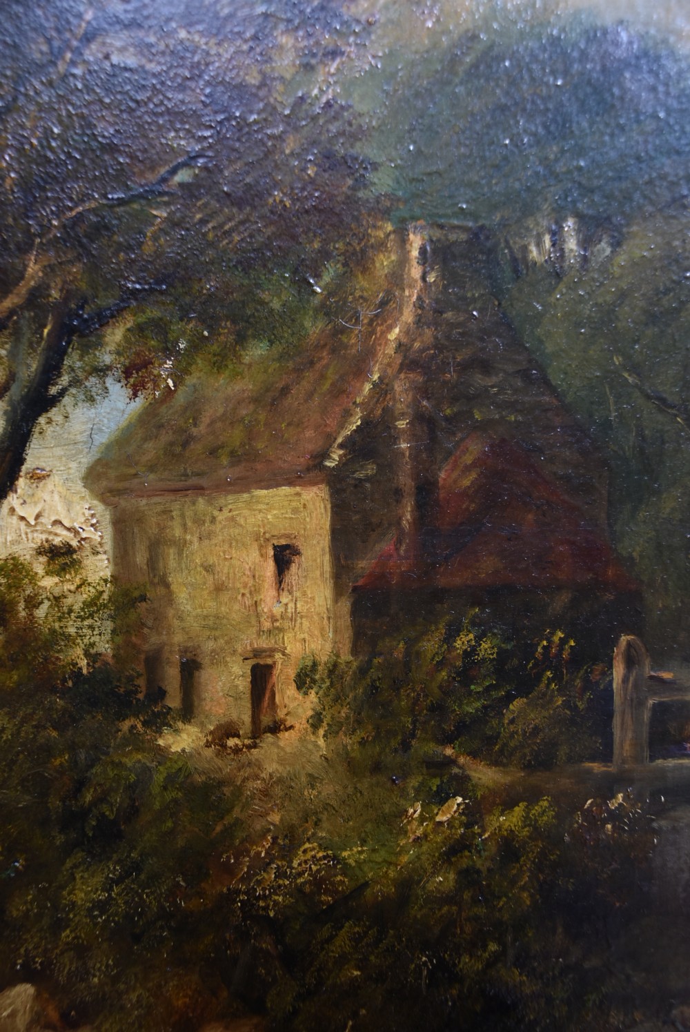 Edmund Thornton Crawford Oil on Board  View X