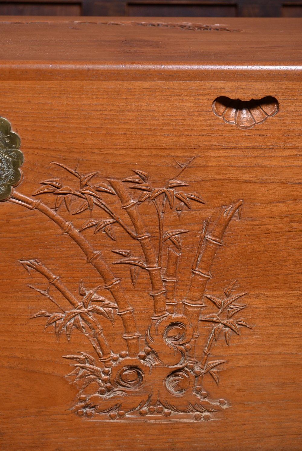 Chinese Camphor Wood Blanket Box  View VII