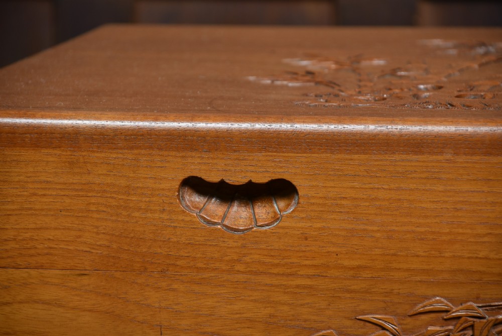 Chinese Camphor Wood Blanket Box  View XI