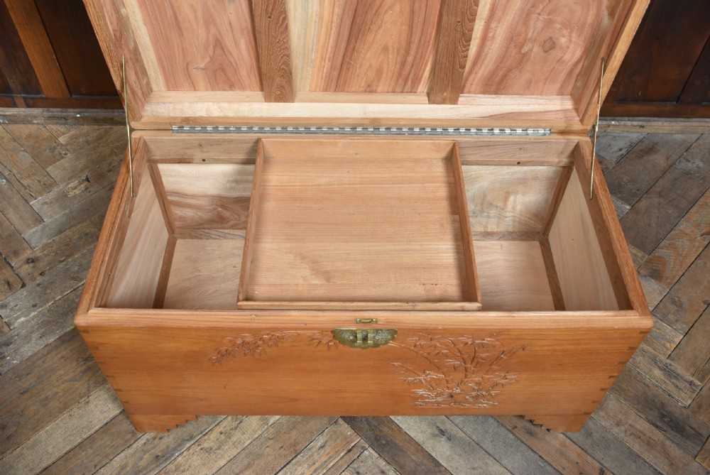 Chinese Camphor Wood Blanket Box  View XII