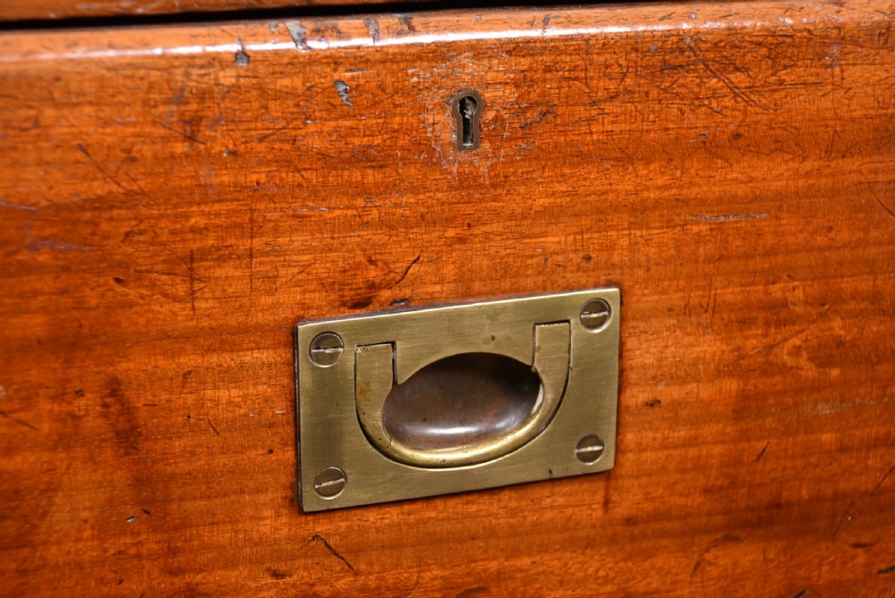 Victorian Mahogany Campaign Chest View II