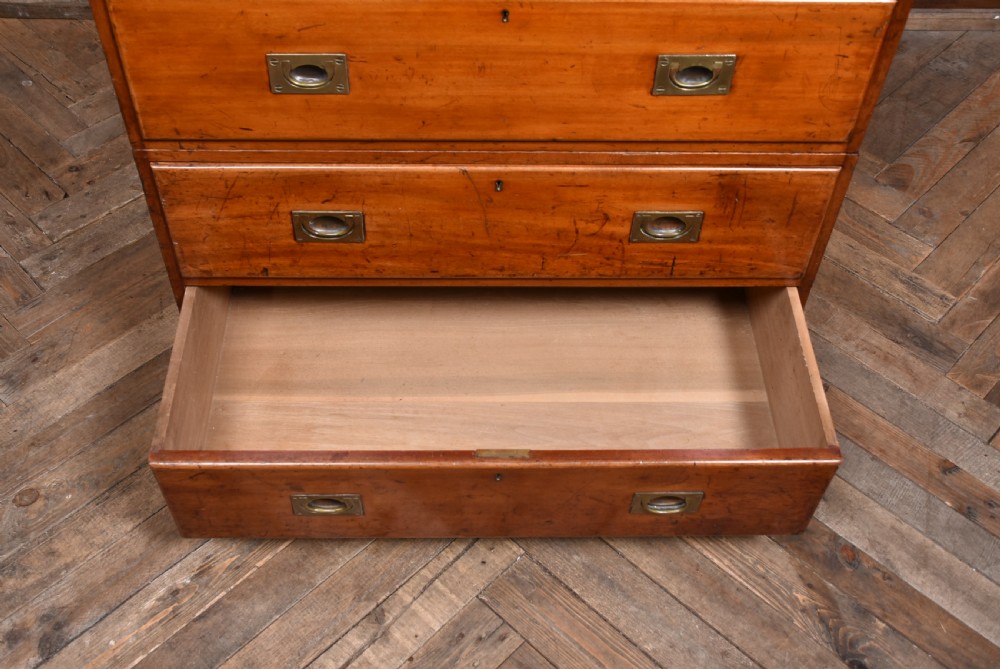 Victorian Mahogany Campaign Chest View V