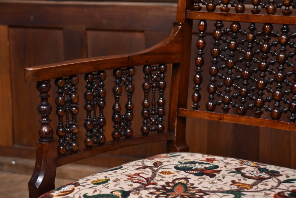 Edwardian Moorish Armchair View III
