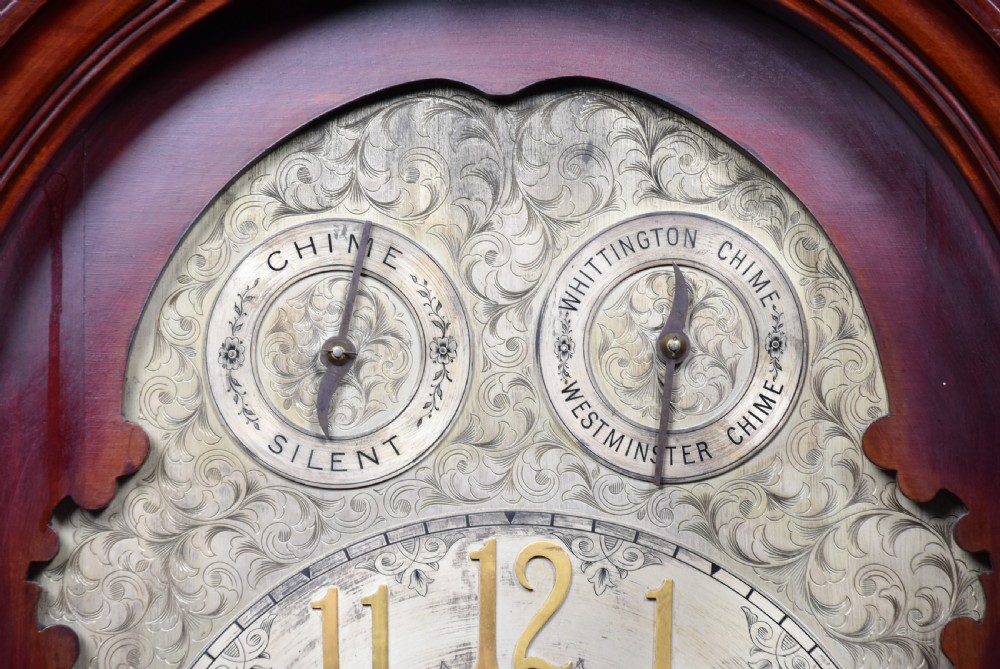 9ft Mahogany Long Case/ Grandfather  Clock View VII