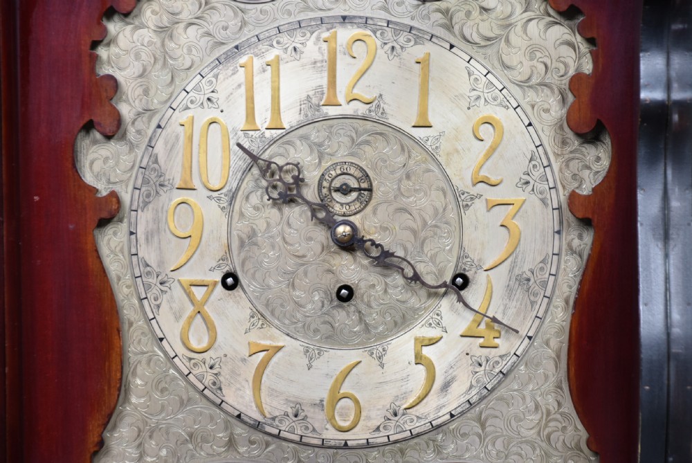 9ft Mahogany Long Case/ Grandfather  Clock View VIII