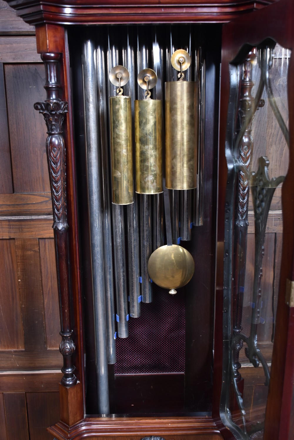 9ft Mahogany Long Case/ Grandfather  Clock View XVII