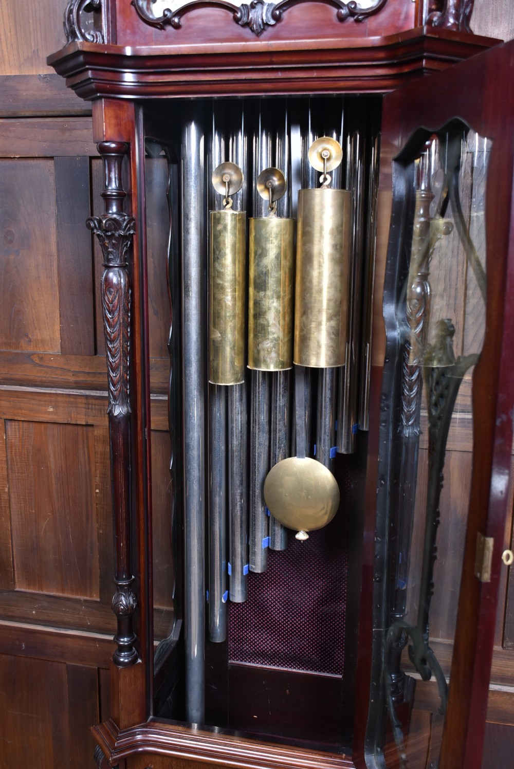 9ft Mahogany Long Case/ Grandfather  Clock View XVIII