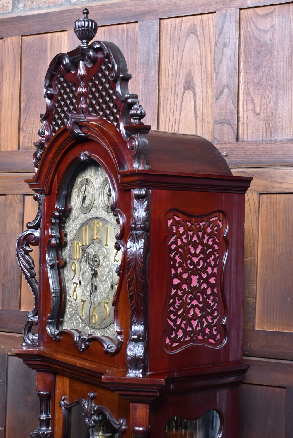 9ft Mahogany Long Case/ Grandfather  Clock View XXIX
