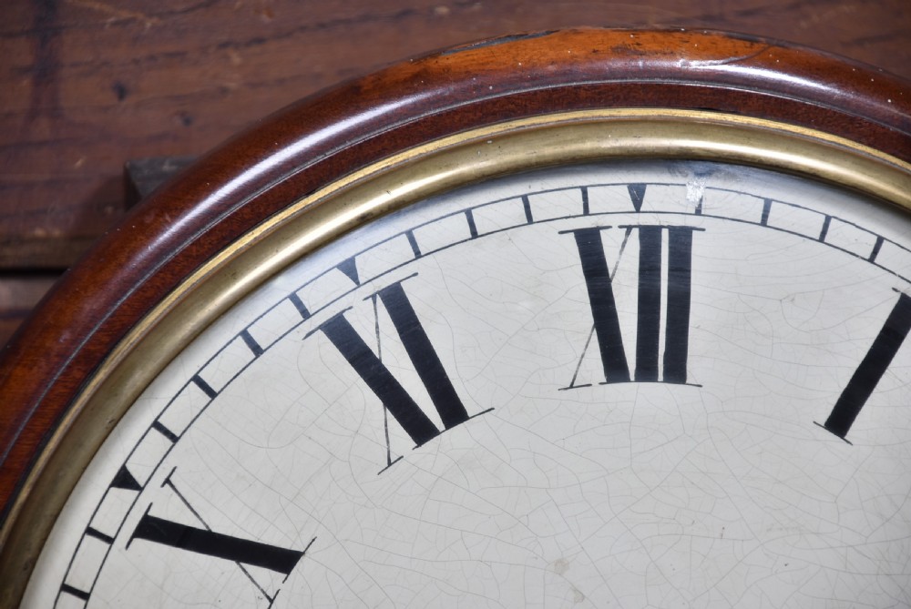 Victorian Single Fusee Wall Clock View II