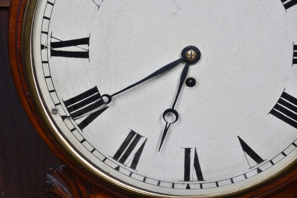 Victorian Single Fusee Wall Clock View V