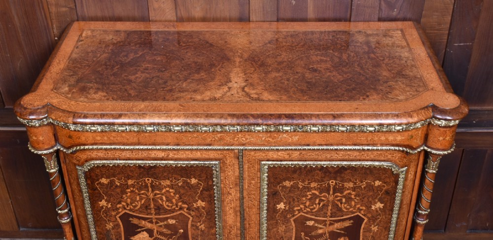 Victorian Walnut Side Cabinet View IV