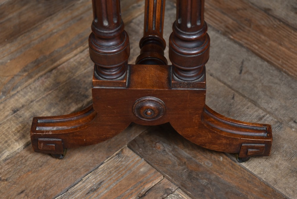 Victorian Burr Walnut Sutherland Table View IX