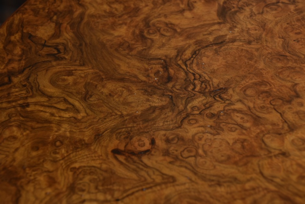 Victorian Burr Walnut Sutherland Table View XII