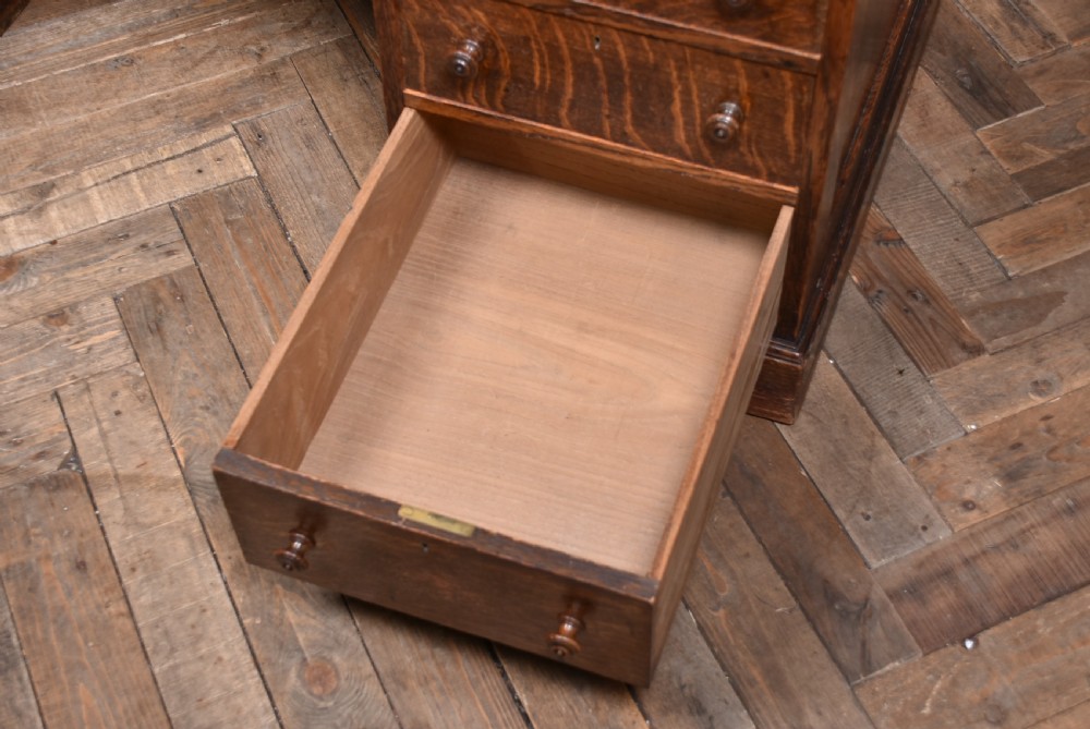 Victorian Oak Partner Desk View XV
