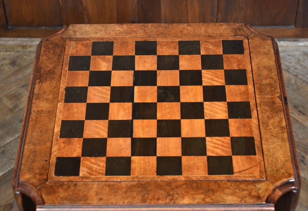 Victorian Walnut Drop-Leaf Games Table View XVII