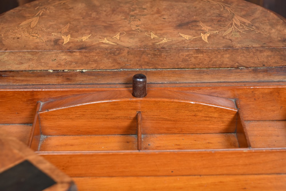 Victorian Walnut Drop-Leaf Games Table View XXIII