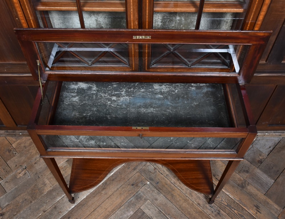 Edwardian Bijouterie/ Display Cabinet  View XIV