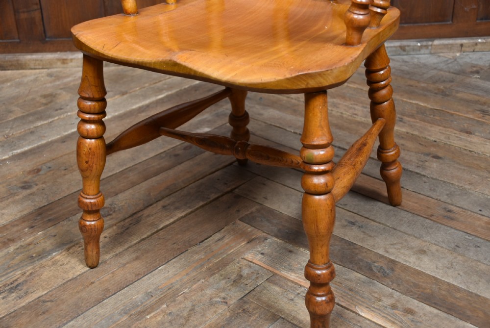 Set of 6 Elm Smokers Bow Arm-Chair View XI
