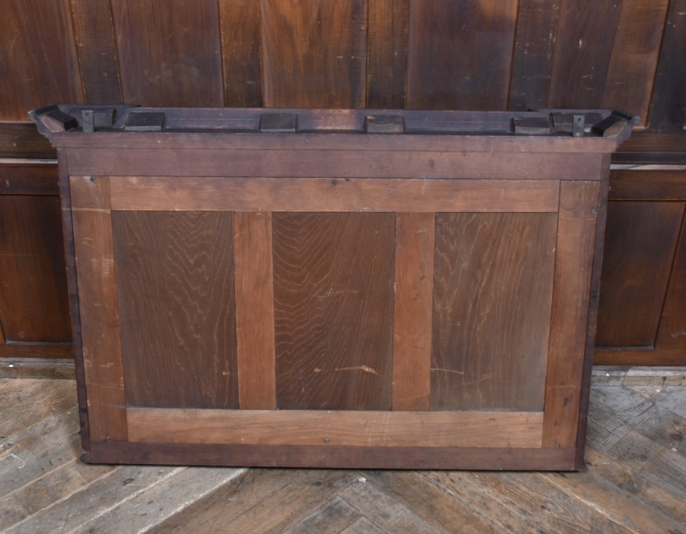 Edwardian Walnut Over Mantle Mirror View XII
