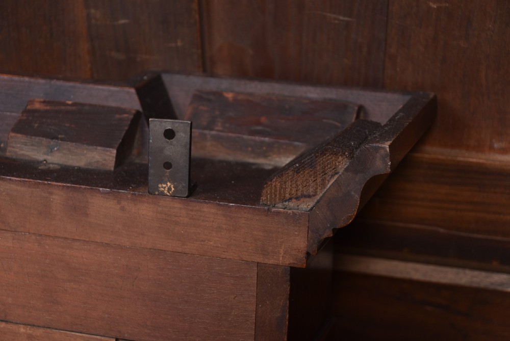 Edwardian Walnut Over Mantle Mirror View XIII