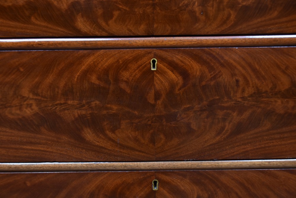 Victorian Scottish Mahogany Ogee/ Chest of Drawers View V